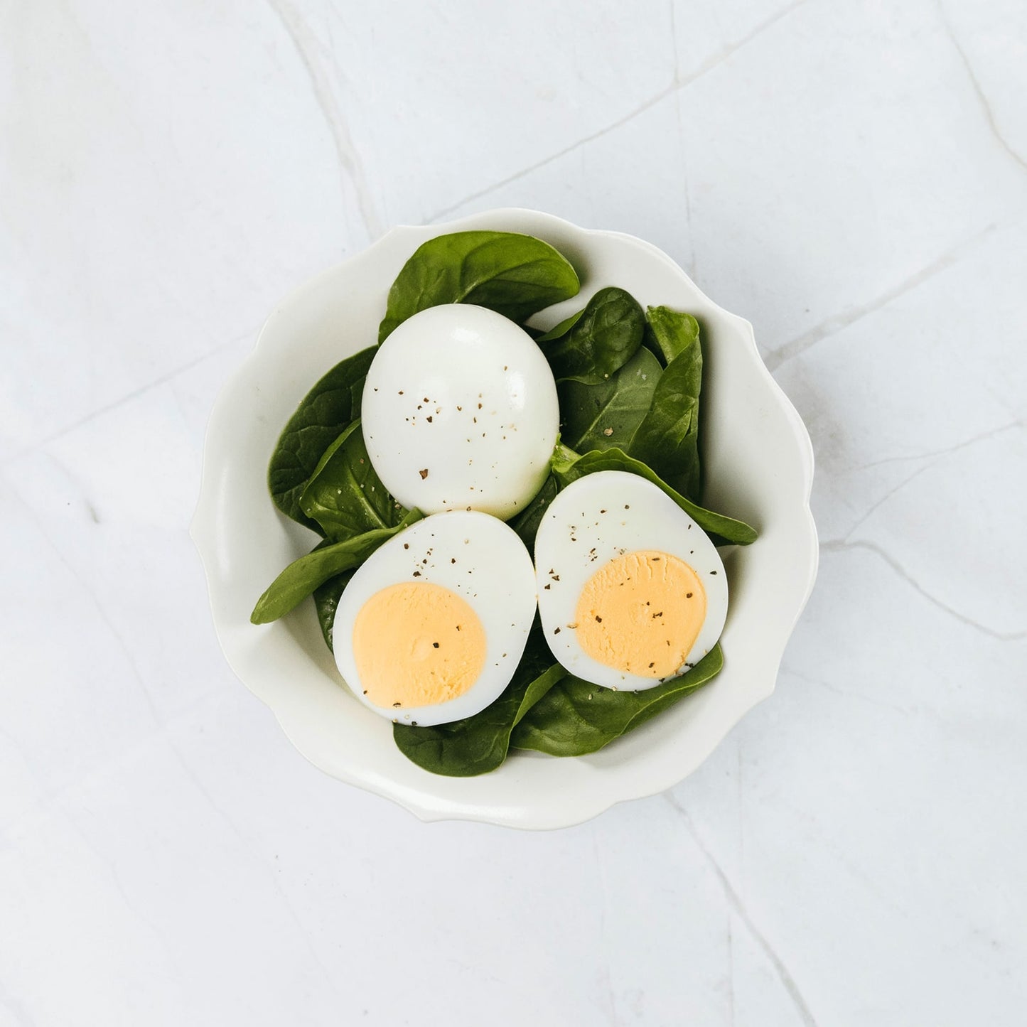 Egg Spinach Pot