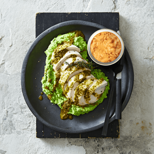 Tuscan Chicken and Pea Mash Meal