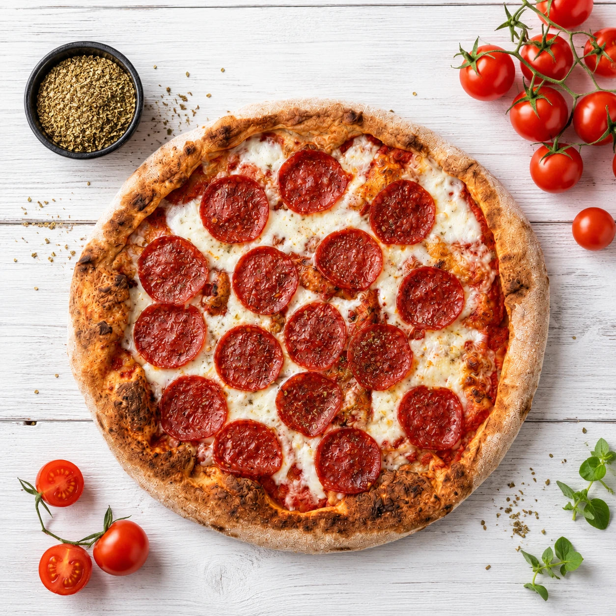 Hot Honey Pepperoni Pizza