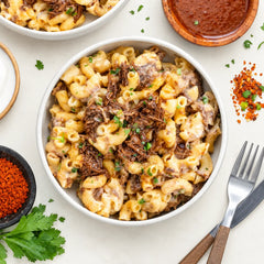 BBQ Beef Mac & Cheese