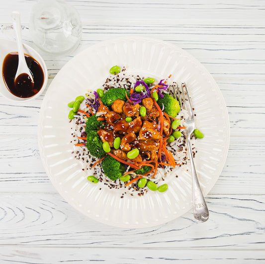 Honey Soy Chicken with Quinoa