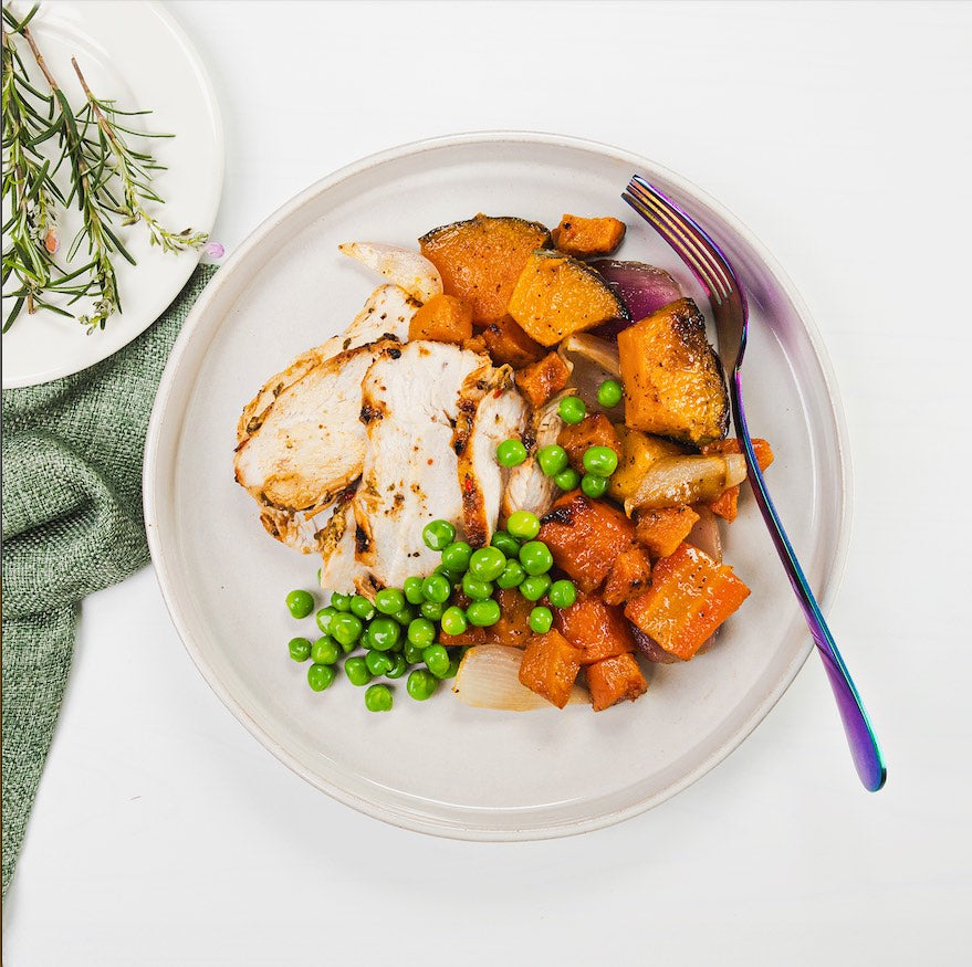 Rosemary Roasted Chicken with Veggies